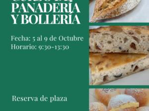Curso de panadería y bollería
